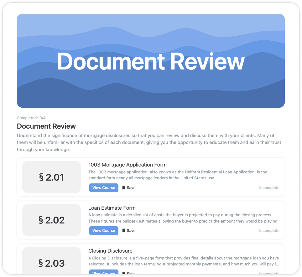 Document Review Courses | Smart Mortgage Training
